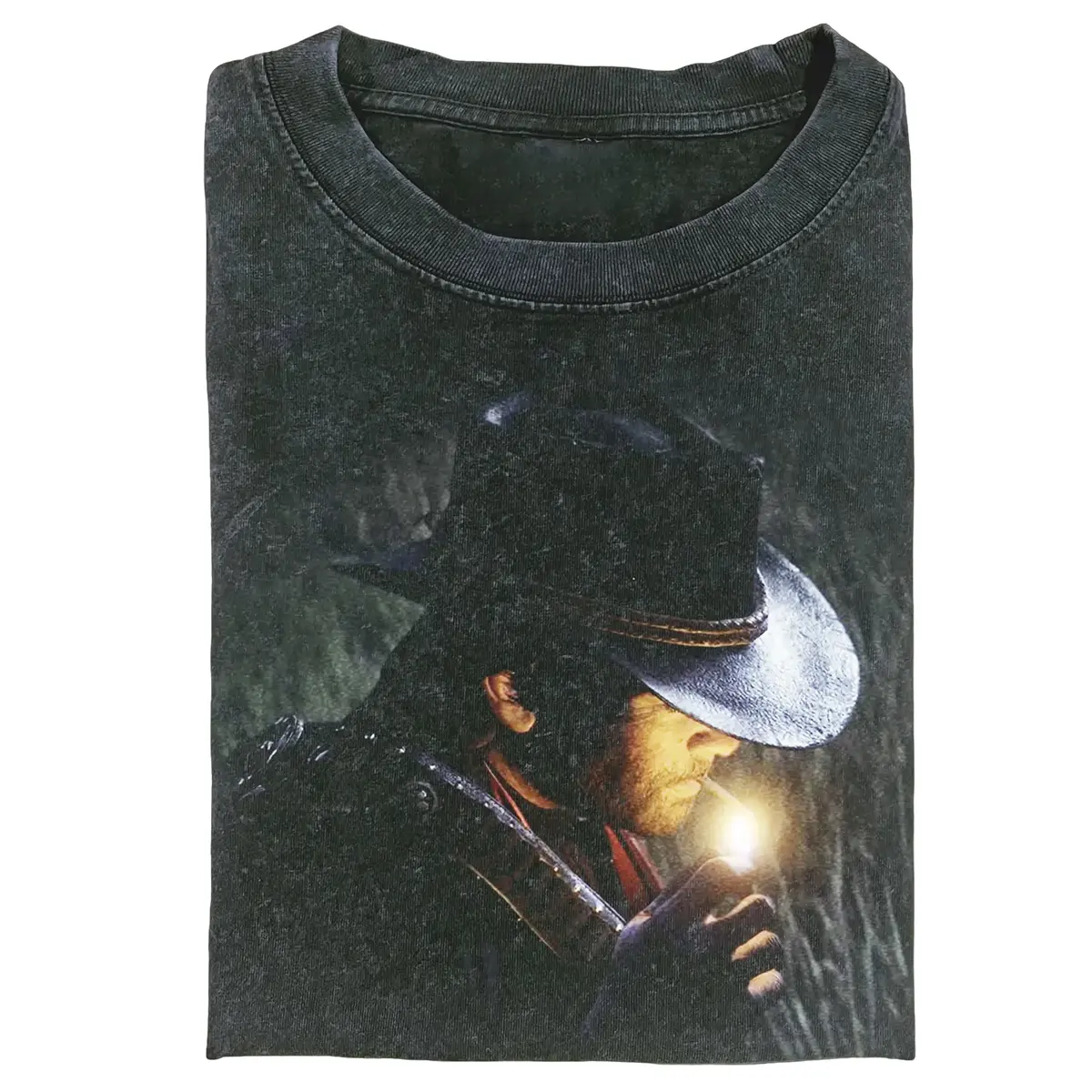 Arthur Morgan Smoking Scene Red Dead Redemption 2 T-Shirt, Vintage Western Gamer Tee