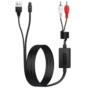 Digital to Analog Audio Converter,Optical to RCA Converter,SPDIF to RCA,192kHz DAC Converters 5.7 ft Audio ,Optical Toslink to R CA Au dio Adapter