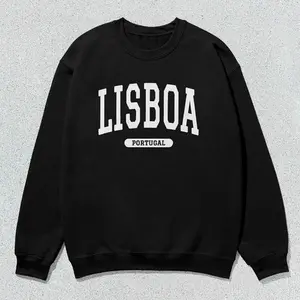 Lisbon Sweatshirt Portugal Collegiate Crewneck Sweater Unisex