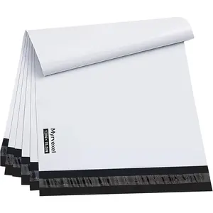 100Pack 12x15.5" White Poly Mailers - Self Sealing, Waterproof & Tear-Resistant Shipping Envelopes for E-Commerce, Clothing, Books & Small Business