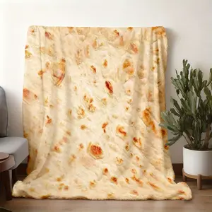 Tortilla Blanket - Soft, Cozy Throw Blanket Designed Like a Giant Tortilla - Perfect for Snuggling or Fun Gifts christmas throw Fluffy Blanket