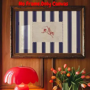 Vintage Horse Pattern Unframed Painting, 1 Count Retro Wall Art, Wall Art Decoration, Wall Decor for Home Living Room Bedroom, Home Decor, Ornaments