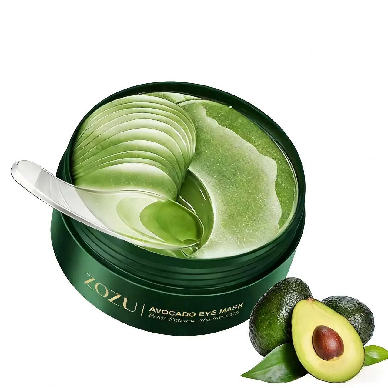 Avocado Moisturizing Eye bag Mask,60pcs/set Under Eye Mask, Eye Care Product for Dark Eye Bags, Skin Care Gift Moisturizer Hydrating Comfort, Alternate Day and Night Use Eye Mask – Reduces Periocular Fine Lines & Eye Bag Care