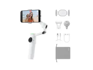 Insta360 Flow 2, Pro Creator Bundle, Summit White