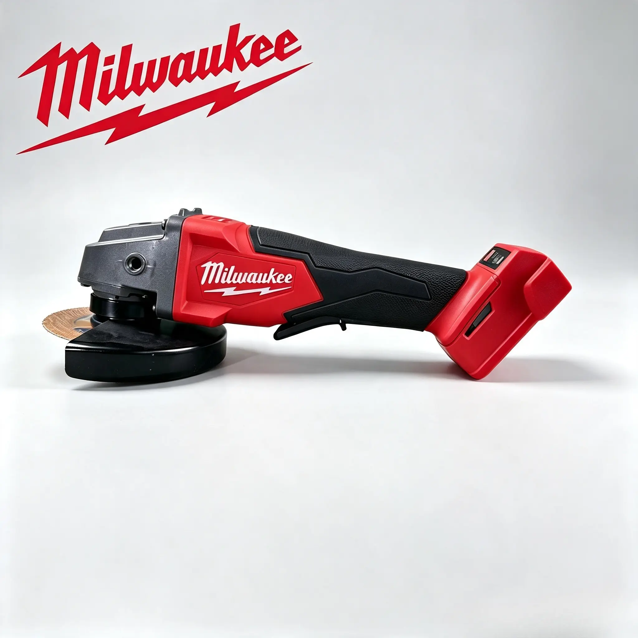 Milwaukee M18 Cordless Angle Grinder (2680-20) & Impact Wrench (2652-20) Kit with Side Handle, Protective Wheel Guard, Anvil Component for Metal Cutting, Bolt Tightening, Contractor Jobsite Use