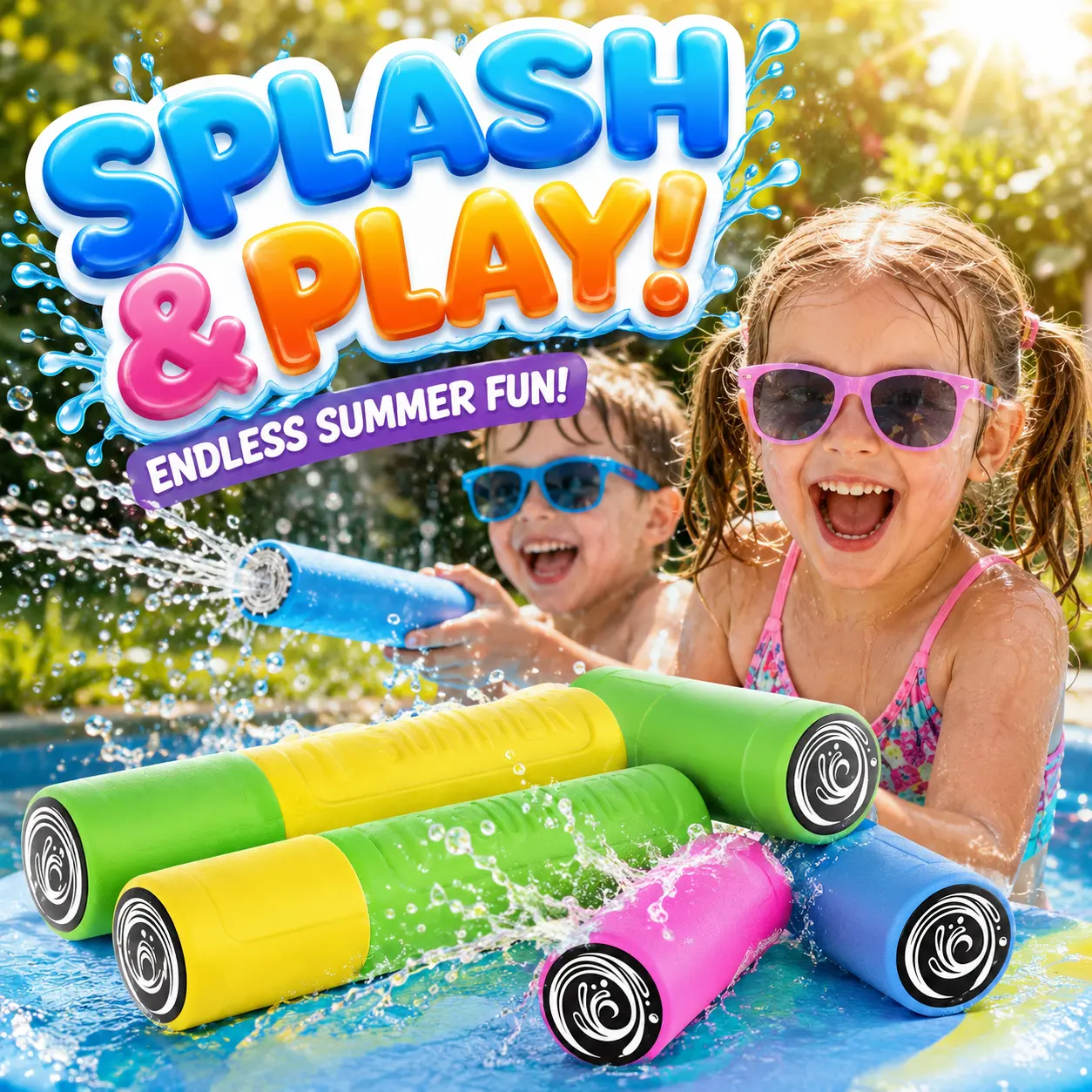High Capacity Water Pistol Summer Pool Beach Outdoor Water Blaster Toy Squirt Pistol For Boys Girls Ages 4-12 Fun Summer Water Games Backyard Party Watergun Waterfight Toy Outdoor Pool Floats Activity
