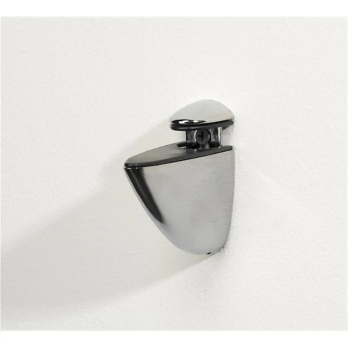 212 MAIN Pelicani Chrome Medium Shelf Bracket - Metal Holder, Wall Mount, Chrome Finish, Shelf Support