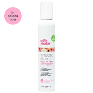milk_shake whipped cream flower leave in foam conditioner Haircare vegan