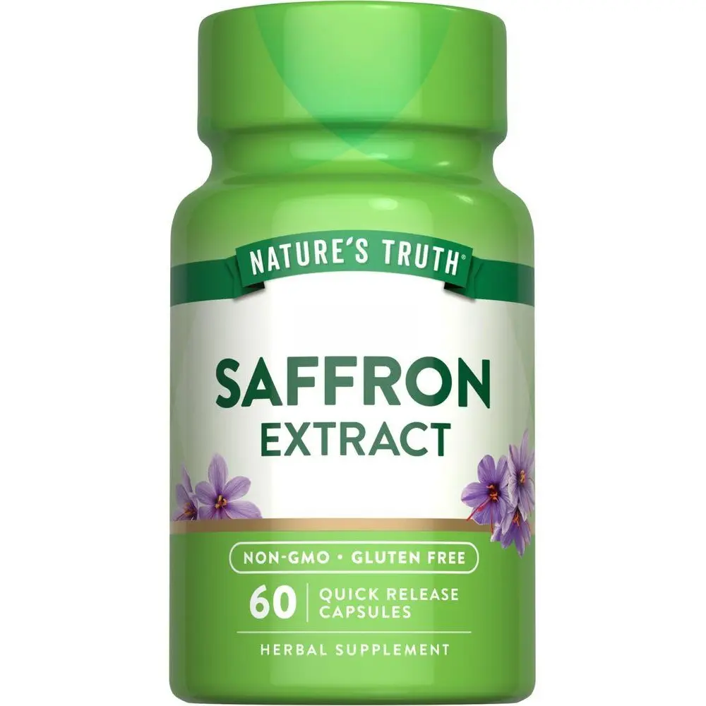 Nature's Truth Saffron Extract Capsules - 60 count - Non-GMO & Gluten Free Nature's Truth Saffron Extract Capsules - 60 count - Non-GMO & Gluten Free
