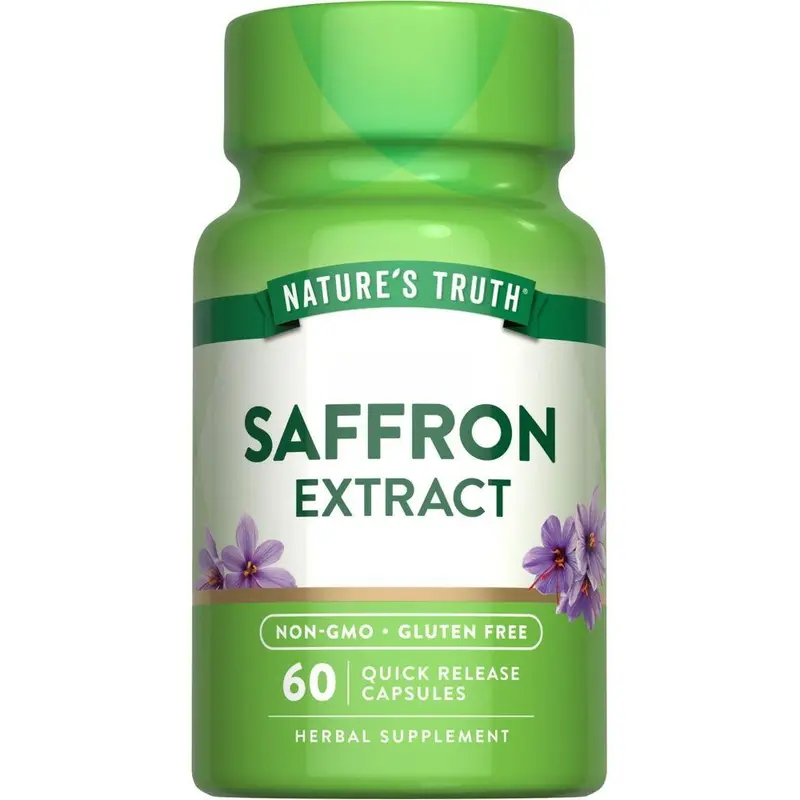 Nature's Truth Saffron Extract Capsules - 60 count - Non-GMO & Gluten Free