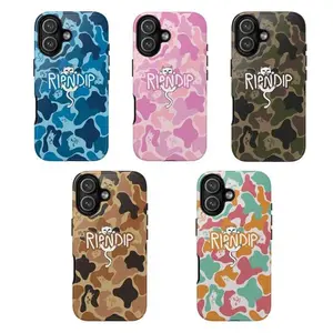 Street-style cat camouflage phone case, avant-garde aesthetic Lord Nermal protective case, compatible with iPhone 17/16/15/14/13/12/11 Pro Max/Plus and Samsung Galaxy S23FE/22/23/24/25.