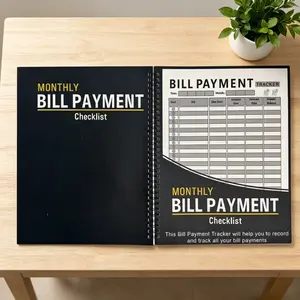 Bill Payment Tracker - Paperback  , Bank Account Tracking,Debt Payoff Planning & Expense Tracking Durable Bound Notebook for MonthlyFinancial Overview & Budgeting daily planner