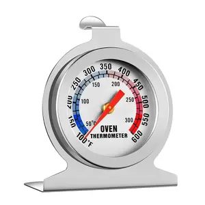 Oven Thermometer 50-300°c/100-600°f Instant Read Stainless Steel Kitchen Cooking Tool, Perfect for Chef Grill Fry Smoker Use