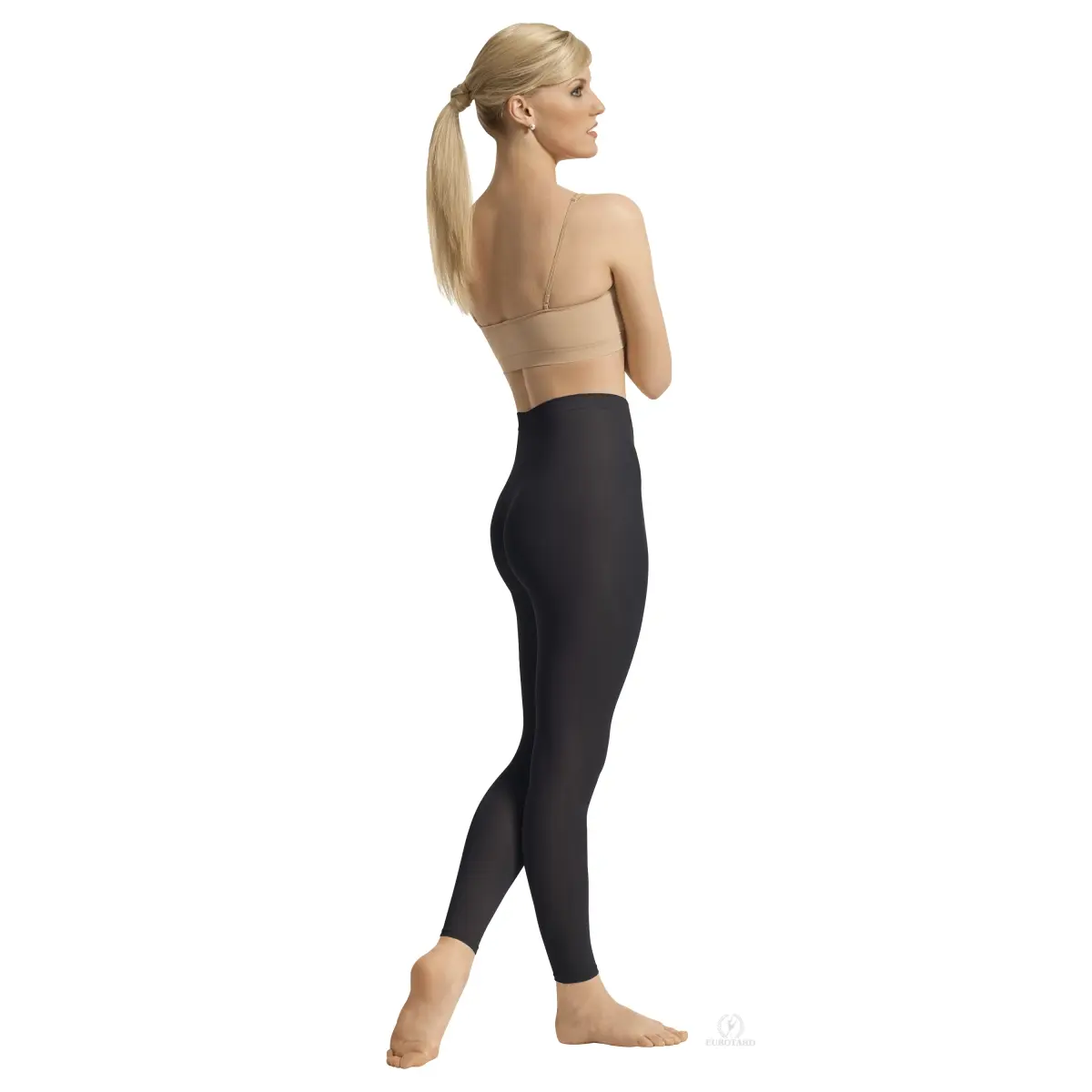 212 MAIN Men's Intimates Non-Run Footless Tights - Black, Small/Medium, Light, Soft, Breathable, Secure Fit, Stylish All-Day Wear