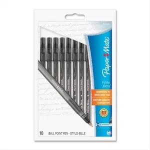 Paper Mate Medium Tip Ballpoint Pens- Black Ink Paper Mate Medium Tip Ballpoint Pens- Black Ink