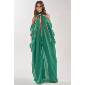 MAKE A STATEMENT CAPE IN GREEN