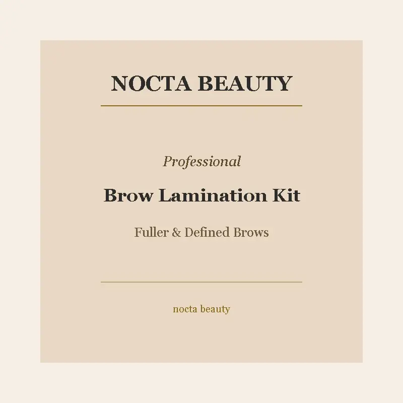 Professional Brow Lamination Kit | Fuller Defined Brows | Nocta Beauty