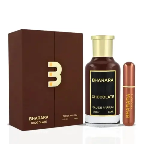 Bharara EDP Unisex Fragrance (3.4oz/100ml) - Rich, Luxurious Scent with Bergamot, Date, Vanilla - Vanilla Chocolate, Dark Chocolate, Dessert Scented Unisex Fragrance, Vanilla Chocolate Unisex Fragrance