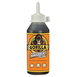 Gorilla Original Gorilla Glue 8 Ounce Waterproof Polyurethane Glue, Brown Bottle, Self-Spreading, Versatile Bonding for Various Materials