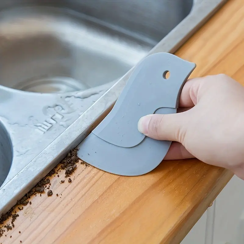 1pc, Multi-Purpose Kitchen Scraper for Cleaning, Baking, and Cooking - Durable Grease and Oil Remover - Essential Kitchen Gadget for Home, Apartment, and College Dorms, Kitchenware