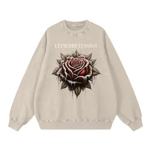 Frozen Rose Oversize Sweatshirt