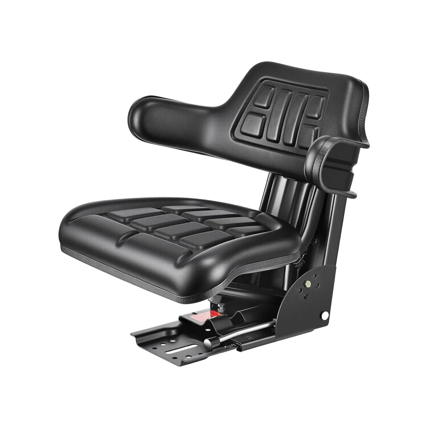 VEVOR Universal Forklift Seat Wrap Around, Universal Tractor Seat with Micro Switch, Adjustable Tractor Suspension Seat with Tilt Fits for John Deere, Ford, Massey Ferguson, New Holland Tractor