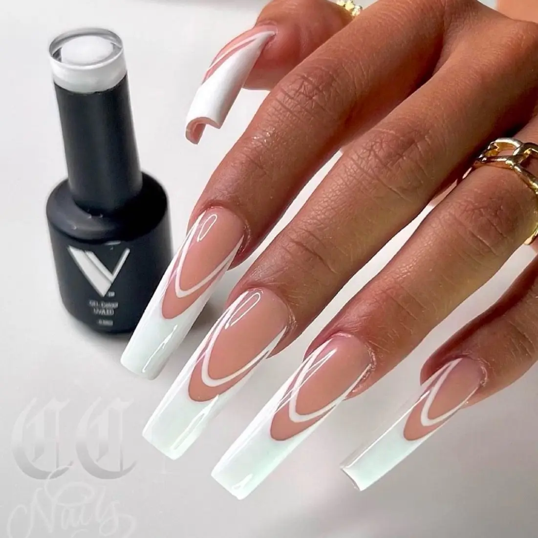 VBP V Beauty Pure #45 White Gel Only 0.5oz nail care nail art french design super white