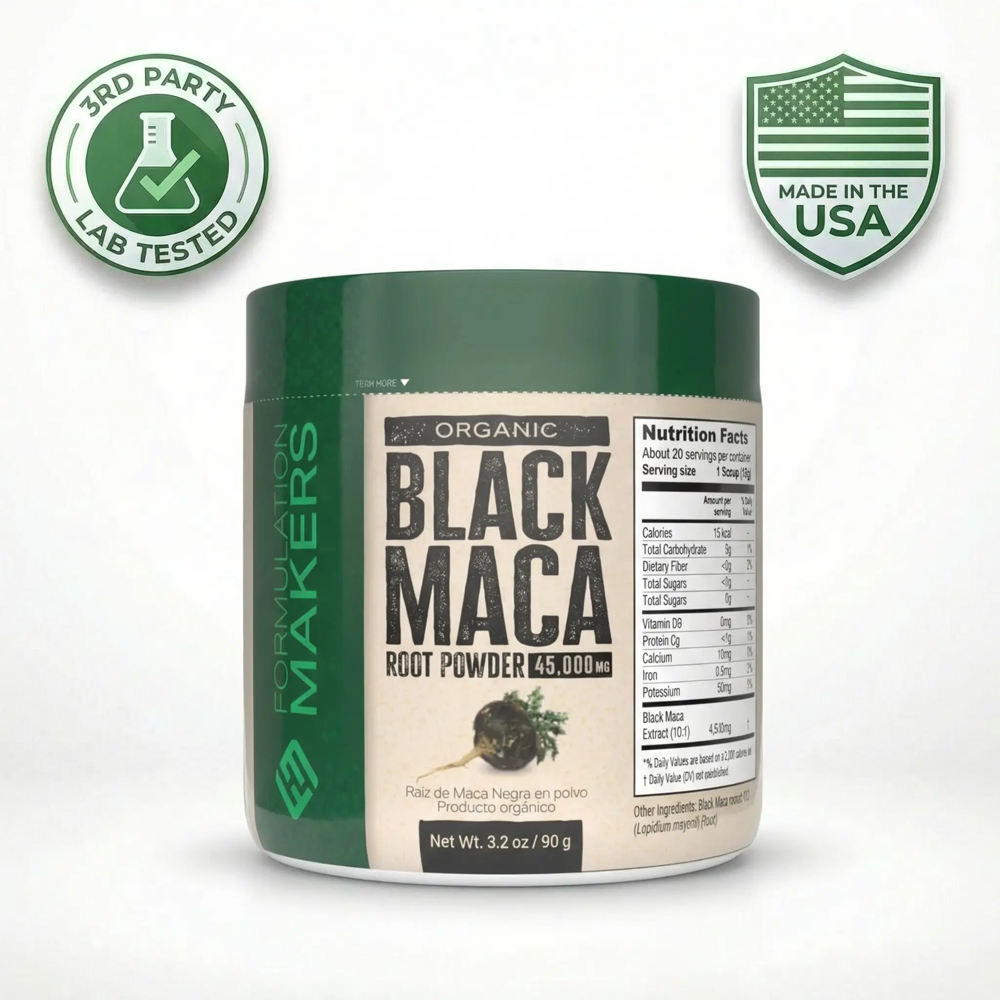 Organic Black Maca Root Powder – Daily Use Formula