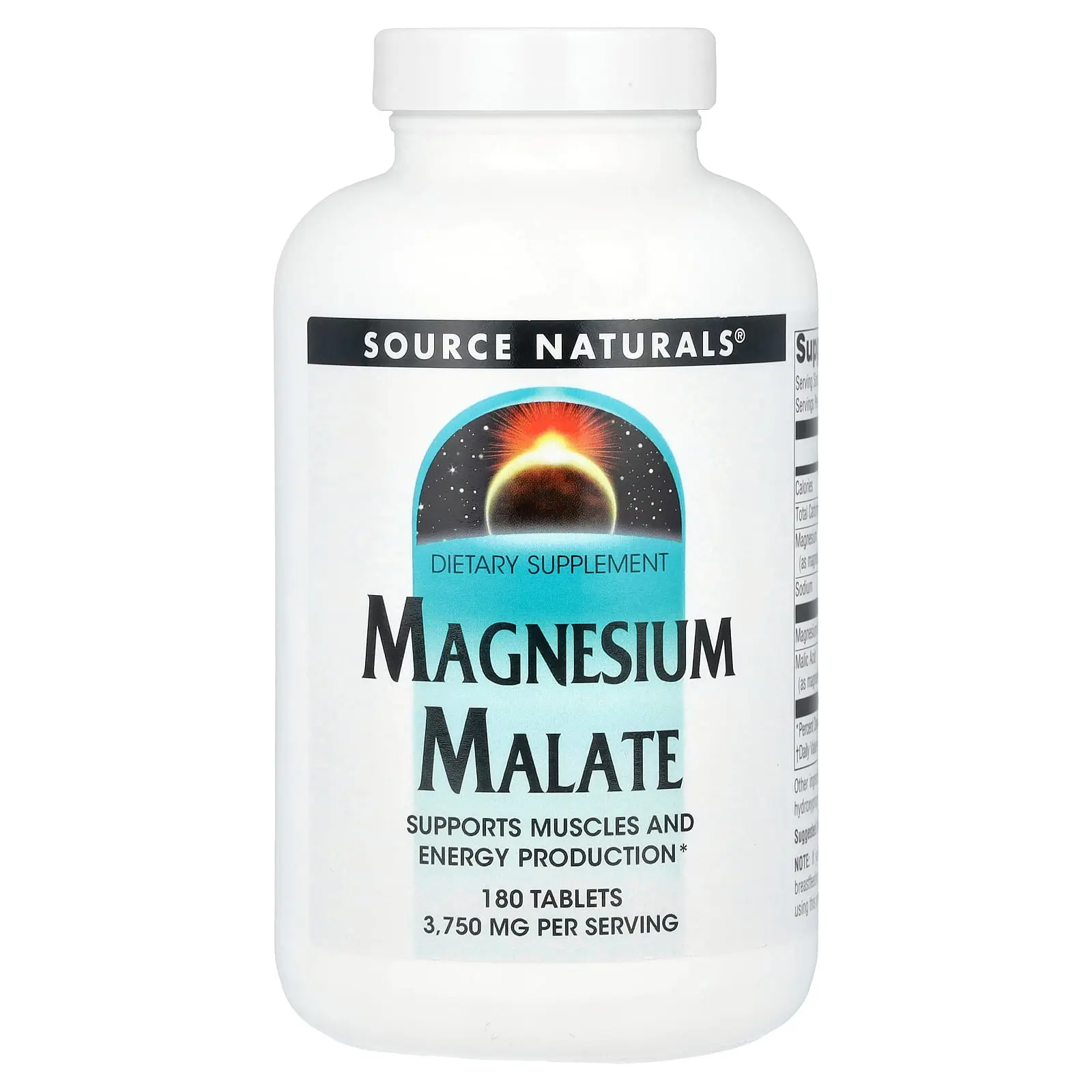 Source Naturals Magnesium Malate, 180 Tablets