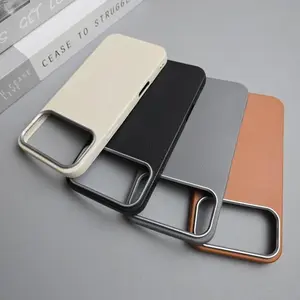 Case for IPhone 17 Pro Max 17 Air 17 16 15 14 13 12 11 Luxury PU Silicone Phone Back Cover Soft Protection Shell Shockproof TPU Bumper for IPhone17