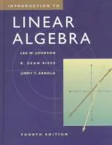 USED-Introduction to Linear Algebra by Johnson, Lee (Hardcover)