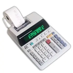 Sharp 12-Digit Printing Calculator with Extra-Large LCD Display