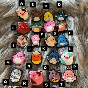 Squishmallow Croc charms