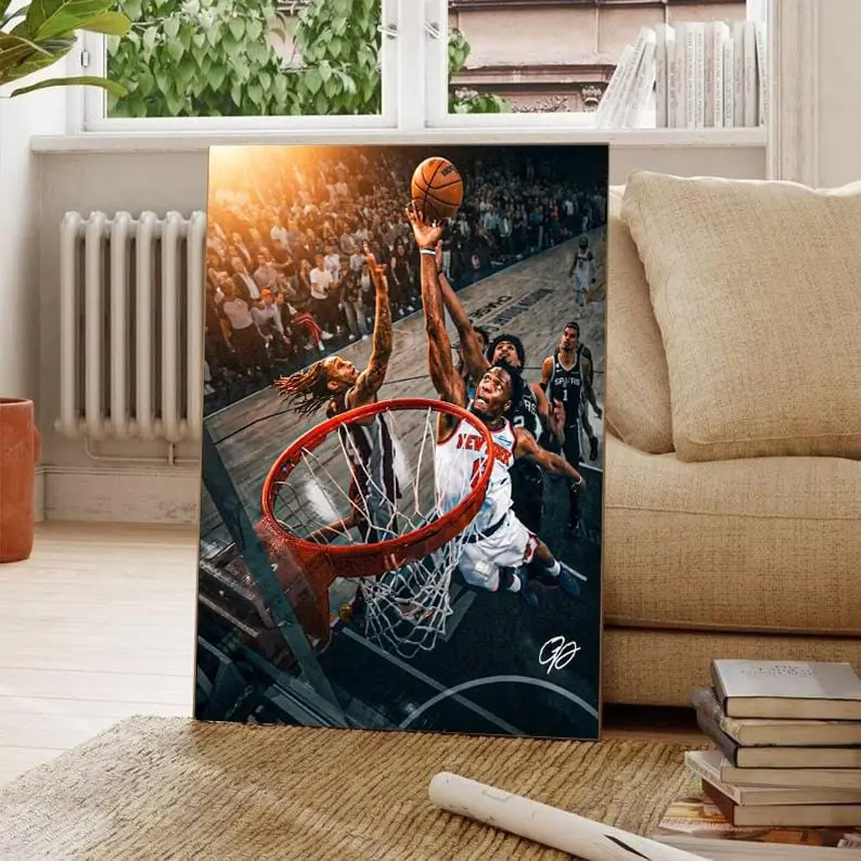 The Hand Of OG Anunoby Basketball Poster, Knicks NBA Finals 2026 Poster, Game Winner Print, NBA Finals Wall Art