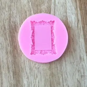 Small 3D Frame Silicone Mold for Treat Decorating - Perfect for Cake Pops and Chocolate Covered Treats Washable