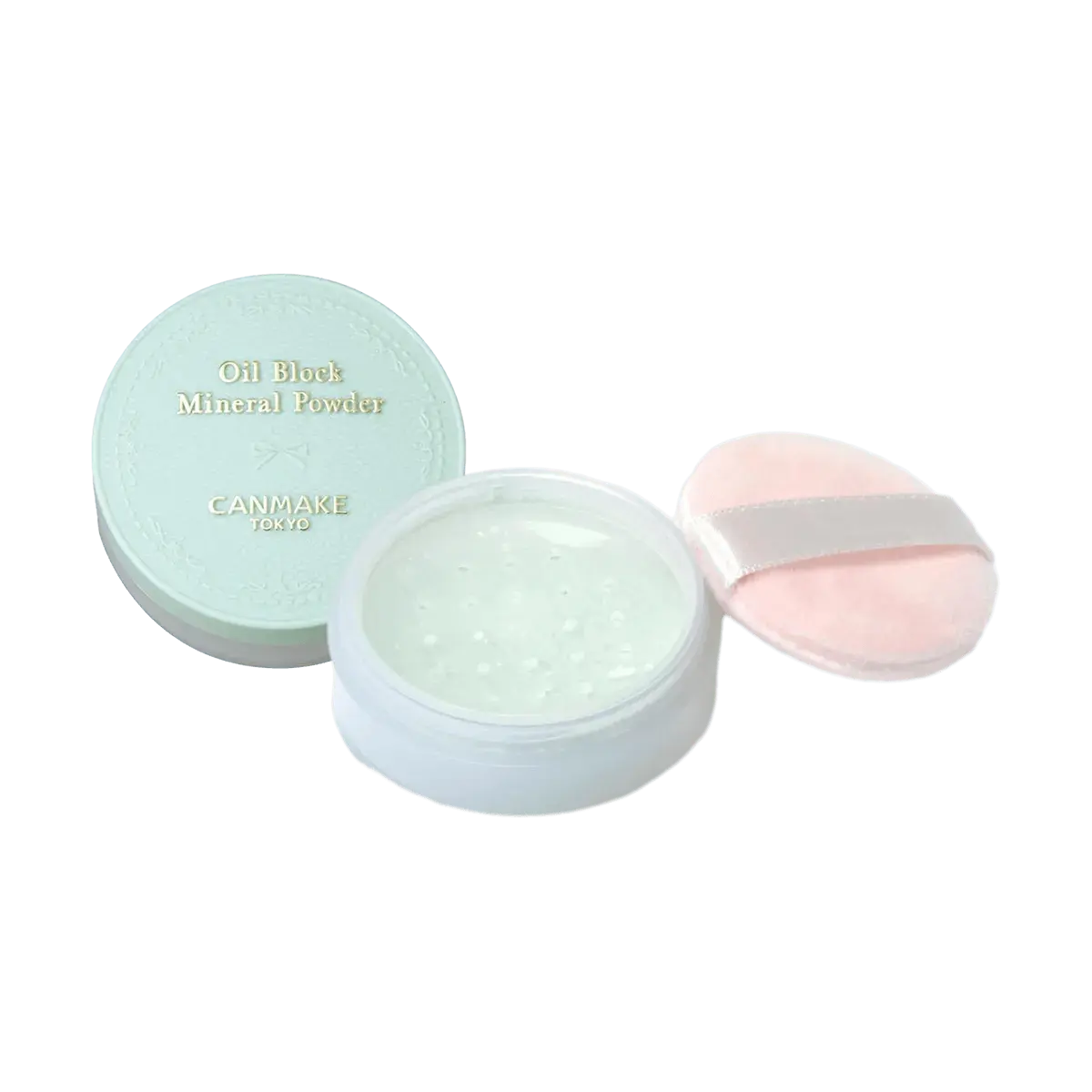 CANMAKE Oil Control Setting Powder SPF16 PA++ - Mint Green C01 for Oily & Sensitive Skin, , Concealing, Hydrating, Sun Protection