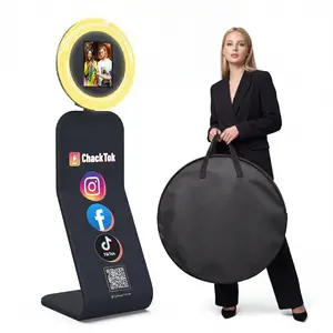 MWE 2026 Portable iPad Photo Booth – Universal Stand & Shell, ChackTok Ready, Perfect for Parties, Weddings & Events