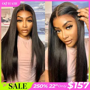 [NEW IN] OQ HAIR Wear And Go Glueless Wigs Bleached Tiny Knots Pre Cut 7x5 HD Lace Straight Lace Front Human Hair Wigs #TikTokShopBlackFriday