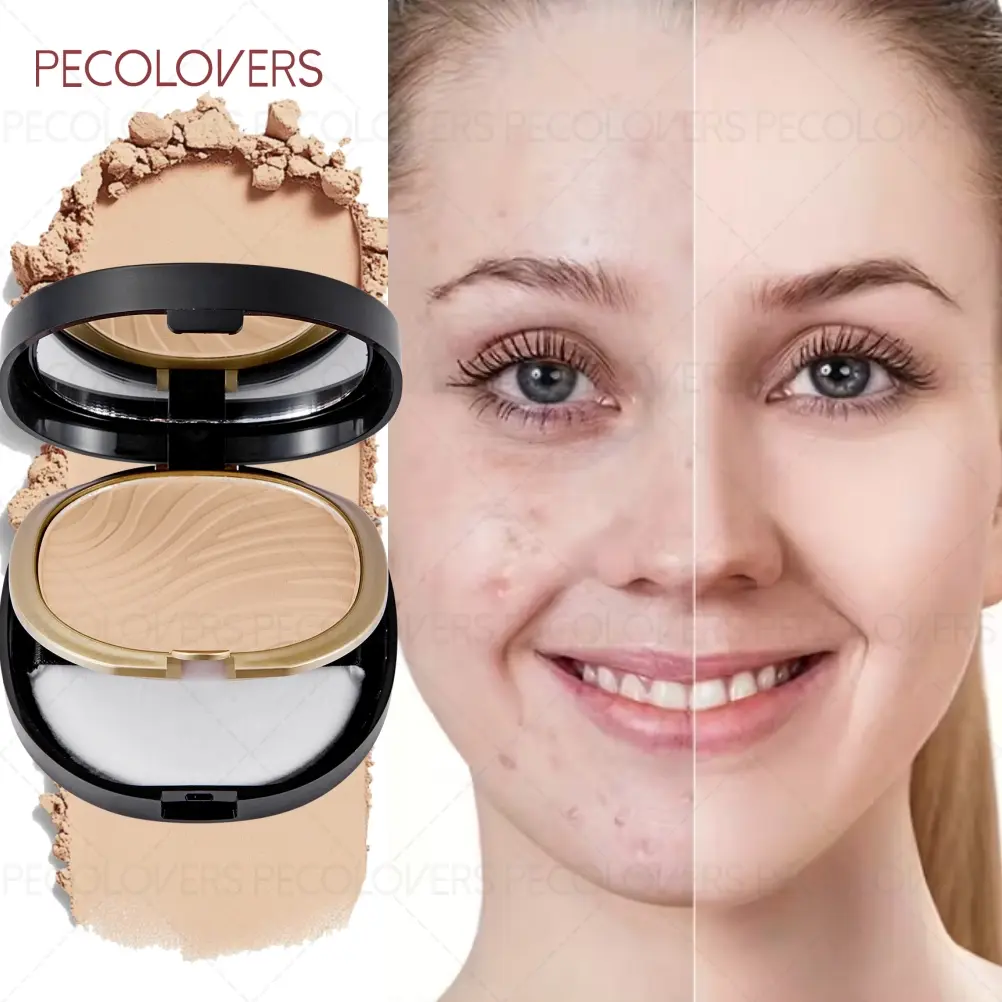 1PC Waterproof Matte Setting Powder, Bronzer Powder, Embossed Makeup Powder, Face Powder, Waterproof Finishing Powder - Multi-purpose Shadow Powder, Soft-focus Oil-control Powder, Beauty Powder, Daily Use, Matte Makeup Finish