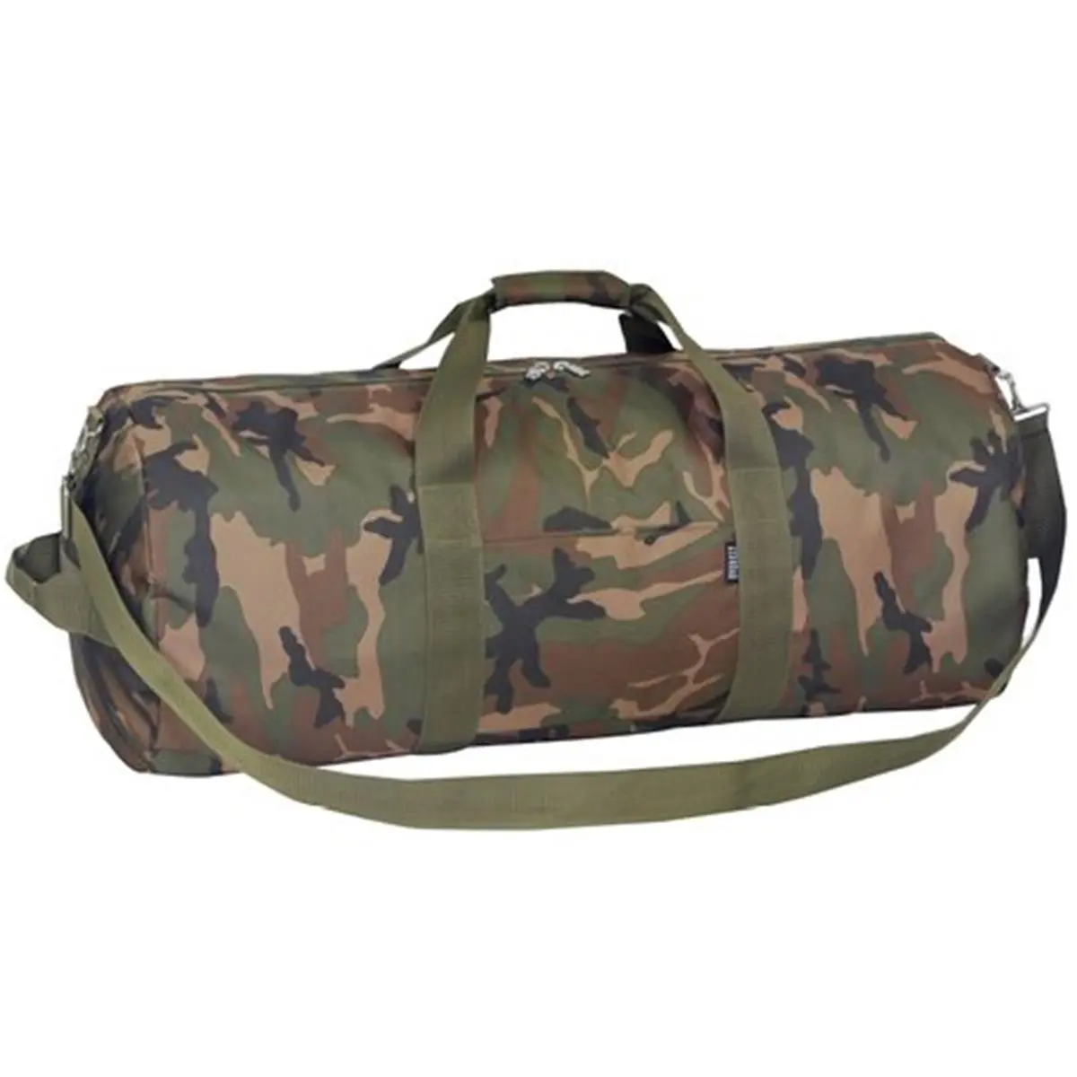 212 MAIN Everest 30-Inch Woodland Camo Adjustable for Travel Zipper Duffel Bag - Easy-Carry, Padded Cloth Luggage Bag