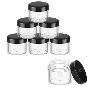 Clear Small Cosmetic Plastic Jars