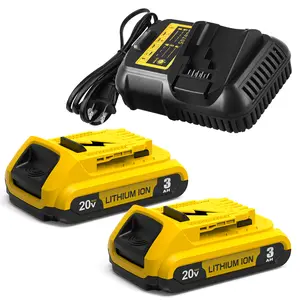 Complete Dewalt 20V Max Replacement Kit – 3.0Ah Battery & Charger for DCB200 Series Tools like DCD985B