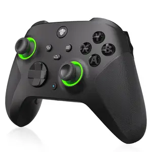 Wireless Hall Controller for Xbox Series X|S & Steam PC - Anti-Drift Hall Effect Sticks, 2-Stage Triggers, 7-Zone RGB, Dual Vibration, Turbo, Macros, 1000mAh, 3.5mm Jack Gaming Products Console accessories