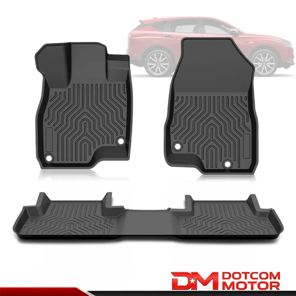 All Weather TPE Floor Mats 3PCS Set Liners Fit For 19-24 Acura RDX