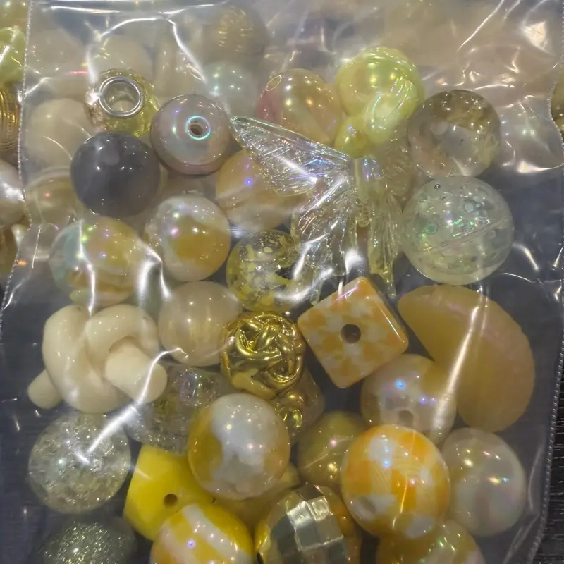 Yellow Mixed Beads
