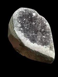 Brazil Phantom Amethyst Geode Unique Gemstone with Distinctive Phantom Patterns from Brazil for Collectors and Enthusiasts Ideal for Jewelry and Decor