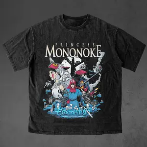 STUDIO GHIBLI PRINCESSMONONOKE OVERSIZED GRAPHICT-SHIRT 1