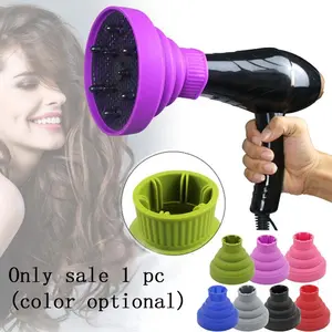 Professional Blow Dryer Diffuser Attachment, 1pc Collapsible Hair Styling Tool for Natural and Thick Hair, Enhances Curls and Reduces Frizz, Blowdryer