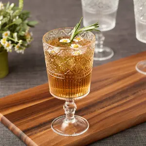 Victoria Clear Acrylic All Purpose Goblet - Cocktail or Wine Glass - 14 oz.