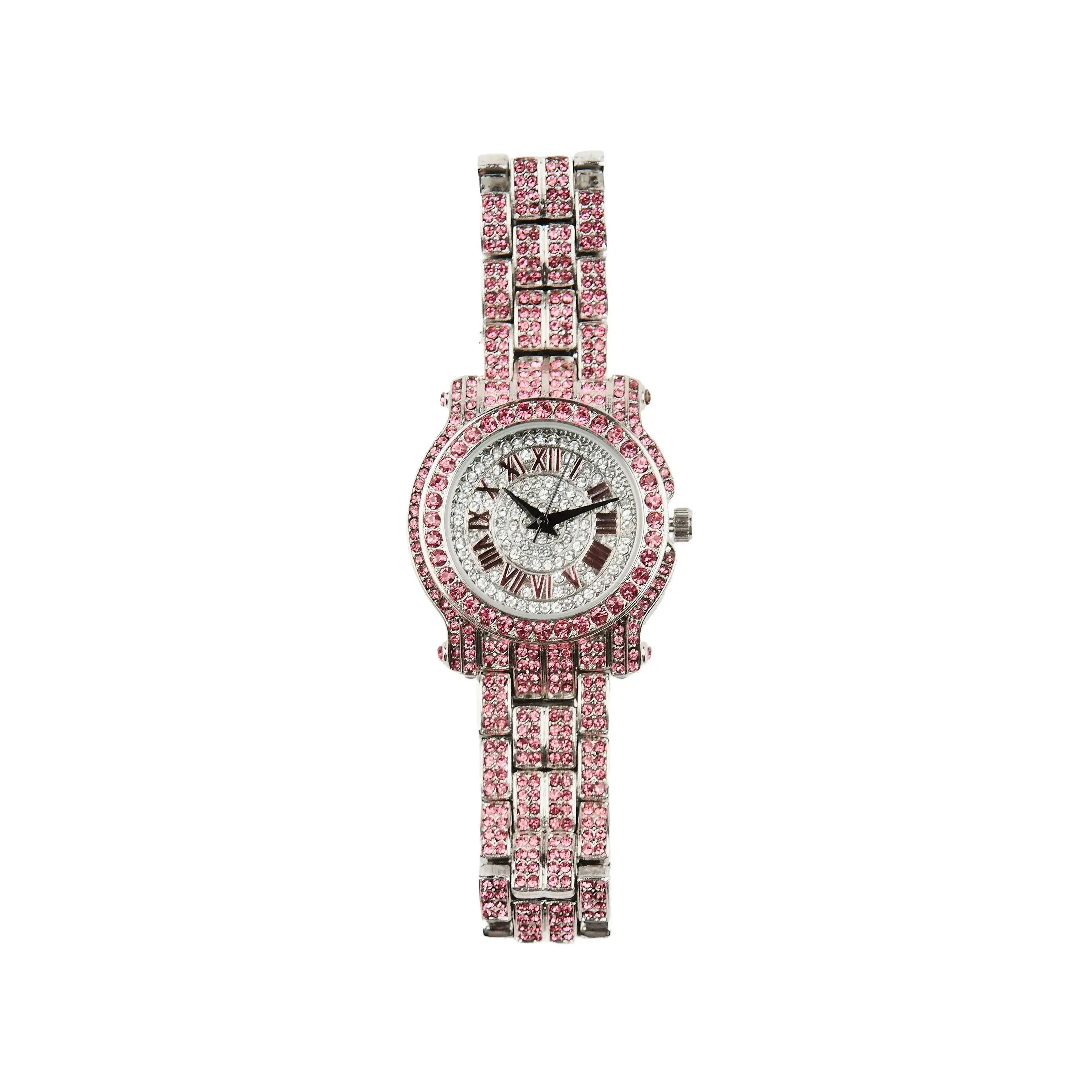 Akosia Pink Crystal Watch